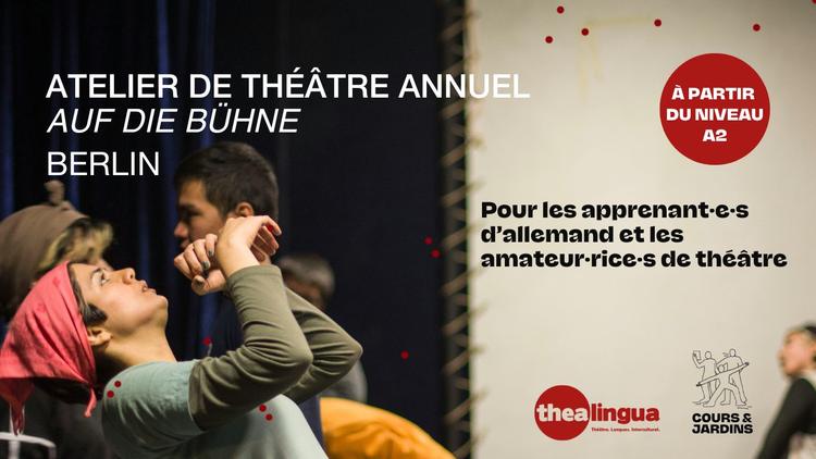 Affiche AUF DIE BÜHNE