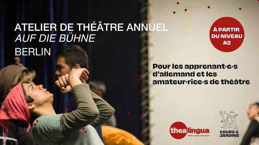 Affiche AUF DIE BÜHNE