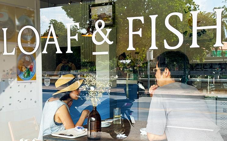 Devanture du restaurant Loaf & Fish a Chiang Mai