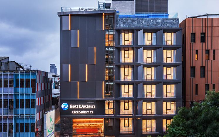 Vue de l'hotel Best Western Sathorn a Bangkok