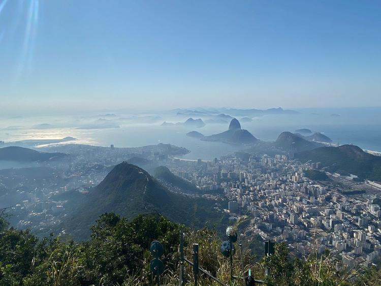 Rio de Janeiro vue du Corcovado - juillet 2024