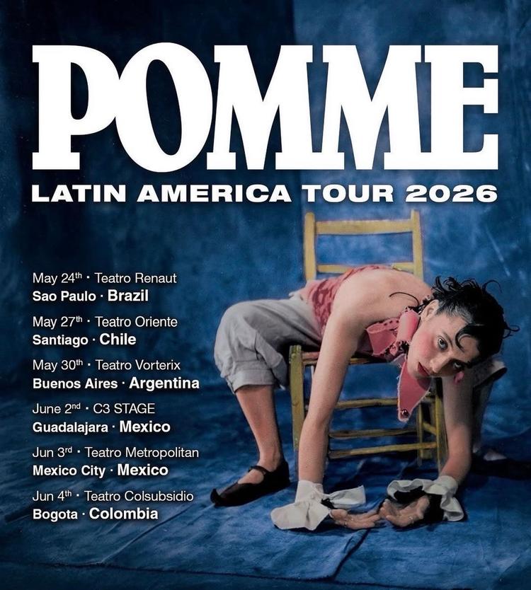 Pomme en tournée en Amérique latine