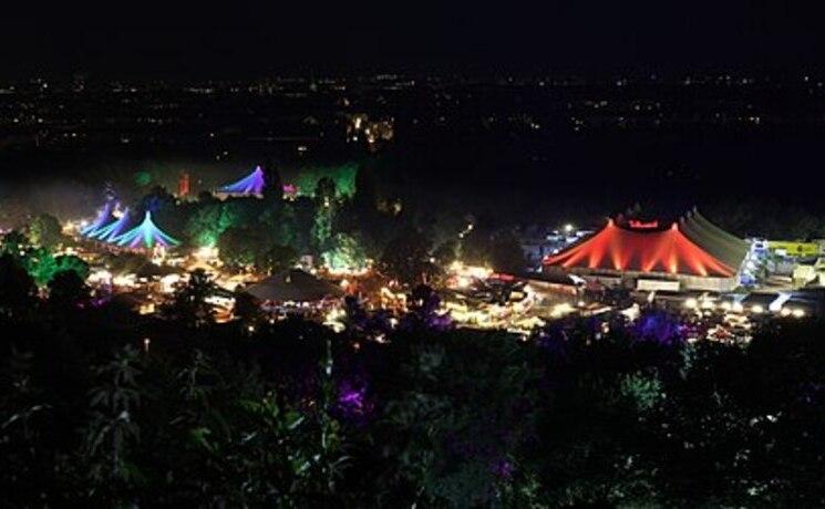 Vue aérienne du tollwood festival ©Jörg Padberg wikipedia commons