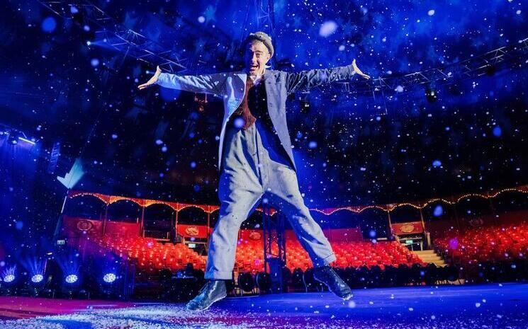 Clown au festival du crique de Cologne