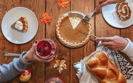 Une table à Thanksgiving