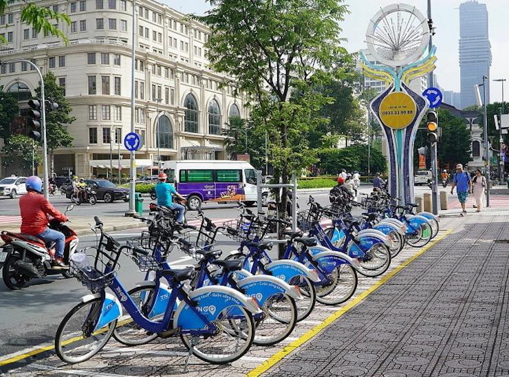 Vélo public à Ho Chi Minh-Ville : le coup de mou et le pari du vélo électrique