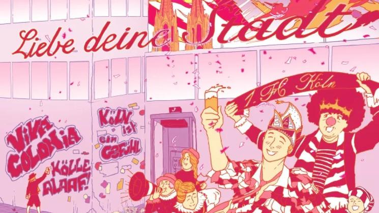 Affiche de l'exposition des illustrations d'Etienne Weber