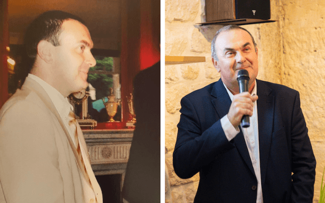 Hervé Heyraud à Mexico dans les années 2000 au lancement du média lepetitjournal.com