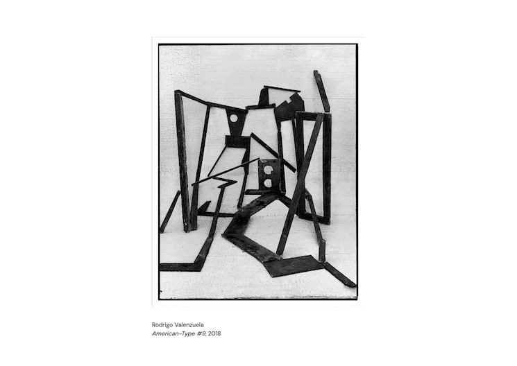 Œuvre American-Type #9 (2018) de Rodrigo Valenzuela, exposition I Need More Time, Arter Istanbul