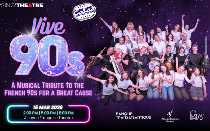 Affiche Vive 90s à Singapour