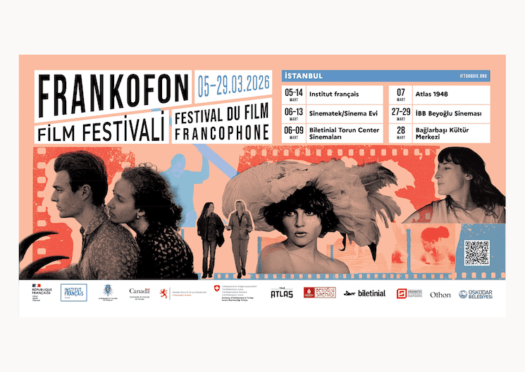 Affiche du Festival du Film Francophone 2026 à Istanbul, du 5 au 29 mars