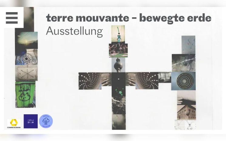 affiche de l'exposition terre mouvante