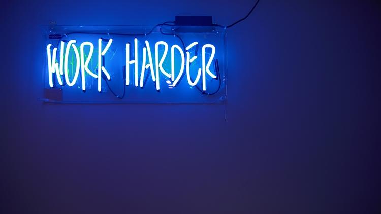 travailler dur pour des opportunité de carrière