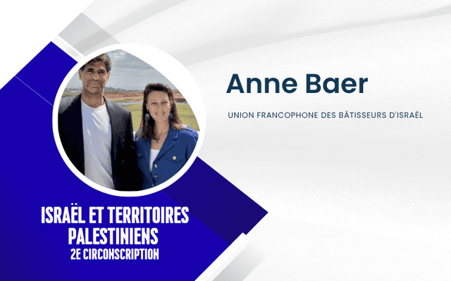 Anne Baer élection consulaires 2026 Israël et territoires Palestiniens