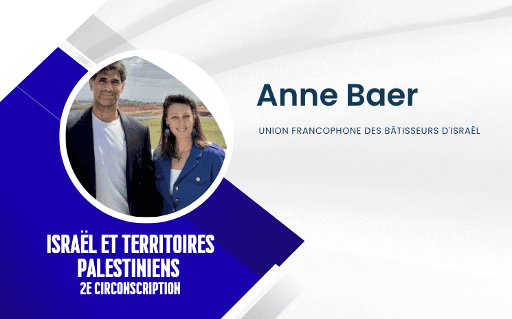 Anne Baer élection consulaires 2026 Israël et territoires Palestiniens