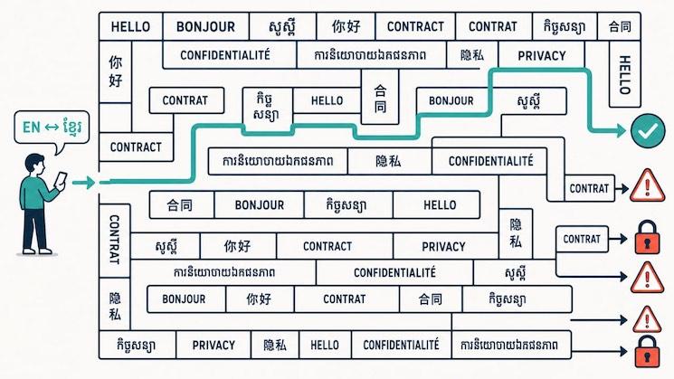 La traduction par l’IA - un réflexe risqué pour les francophones au Cambodge