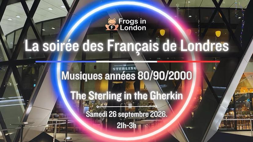 La soirée des Français de Londres revient le 26 septembre