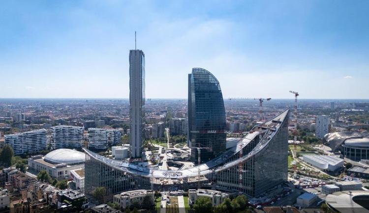 Un gratte ciel à Milan