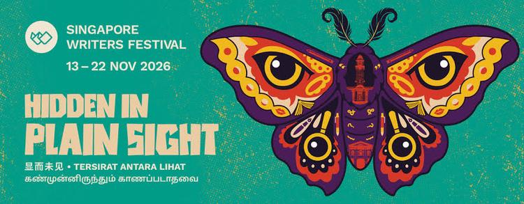 L'affiche 2026 du Singapore Writers Festival.