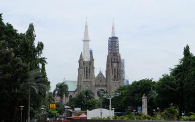 Cathedrale de Jakarta à visiter en Indonésie