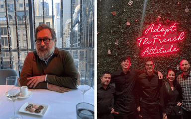 Armel Joly et les équipes d'OCabanon