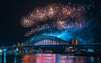 feu d'artifices pont de Sydney. Photo de Andreas Rasmussen sur Unsplash