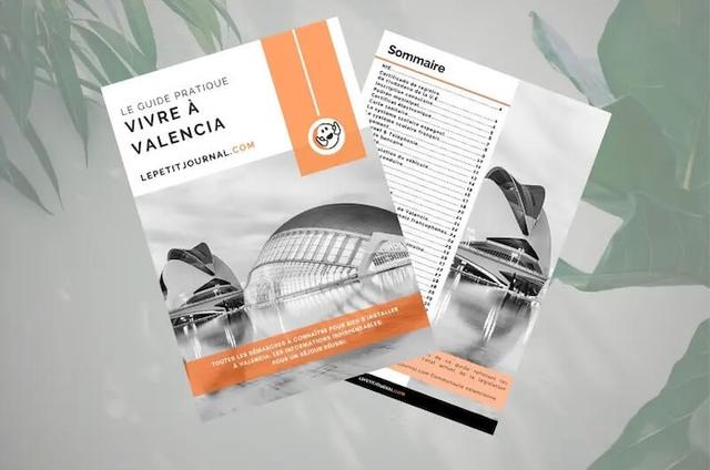 couverture orange et sommaire des guides pratiques vivre à valencia 2025