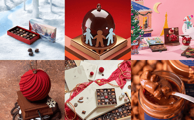 Patchwork des publicités de chocolats en 2025