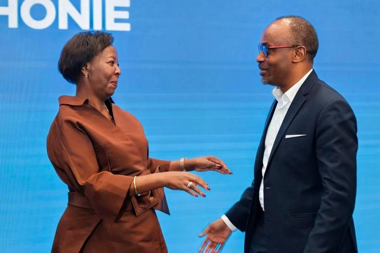 Louise Mushikiwabo et Claude Musavyi
