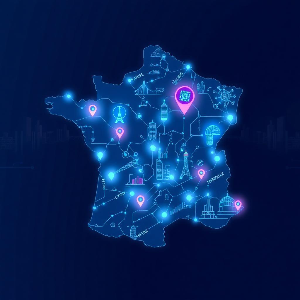 IA villes françaises - générés par l'IA