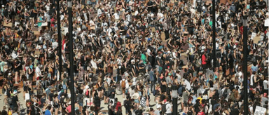 minneapolis vague de manifestants protestants dans les rues