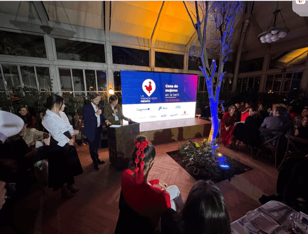 Annabelle participant à un événement de la French Tech