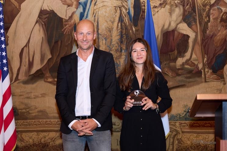 Maëva Coste and Laurent Peries (credit: Anne Vandycke)