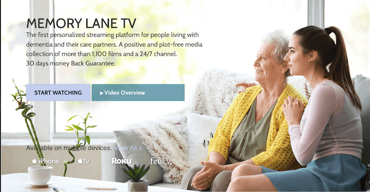 Memory Lane TV, le Netflix de la démence